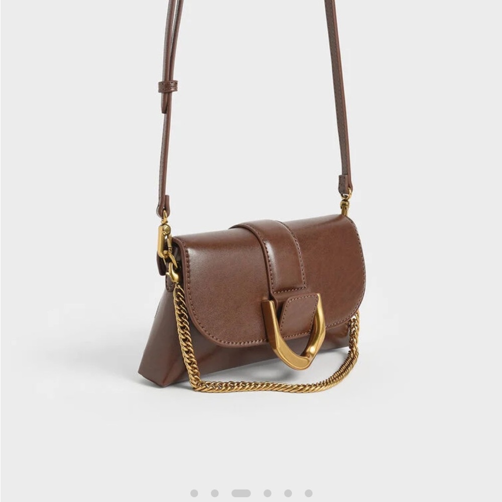 Charles and Kieth Gabine crossbody bag - brown